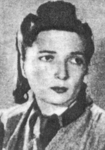 Anna Mirecka-Lubowicka „Hanka”, sanitariuszka I bat. 2 pp Leg. AK, odznaczona Orderem Virtuti Militari.